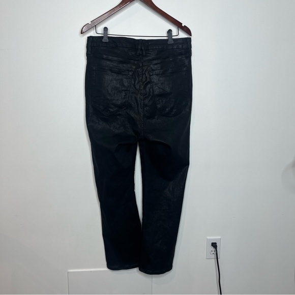 Good American Women's Size 16 Black Good Legs Coated Skinny Jean High Rise 28" - Picture 6 of 11